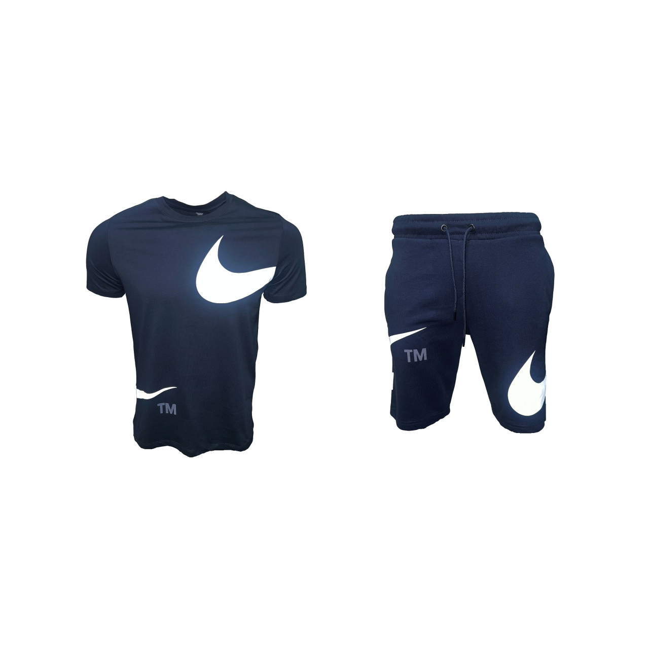 Nike Swoosh  Shorts + T-shirt Dark Blue
